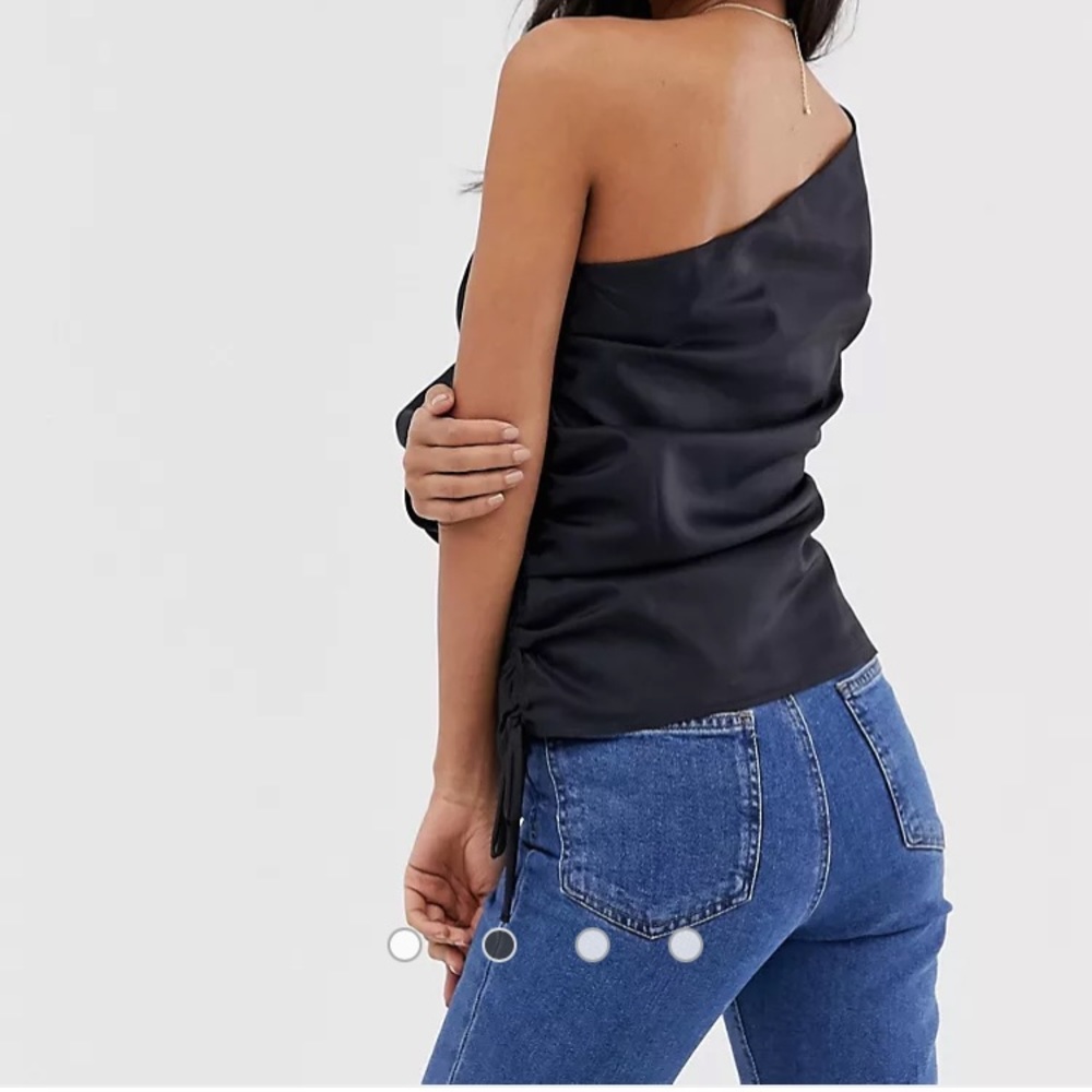 ASOS Design One Sleeve Top - Picture 3 of 4
